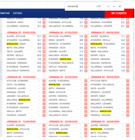 Calendario y Segunda División de Fútbol. Consulta el calendario de la quiniela | Eduardo Losilla, la web del Quinielista